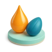 Ícono de aceites nutritivos