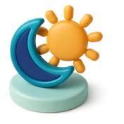 Ícono de aplicación dos veces al día